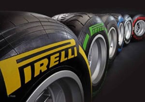 Pirelli tyres, tires, in the studio (credit: Pirelli)