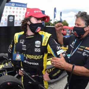 Colton Herta Celebrates Winning at St. Petersburg