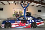 2021 Xfinity Talladega Jeb Burton, No. 10 Kaulig Racing Chevrolet, Victory Lane (Credit: NKP)
