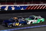 2021 Trucks Charlotte Trey Hutchens III, Trey Hutchens Racing Chevrolet, and Drew Dollar, No. 51 Kyle Busch Motorsports Toyota (Credit: NKP)