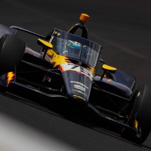 RC Enerson practicing at Indianapolis