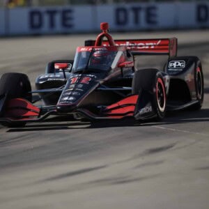 Will Power practicing at Detroit