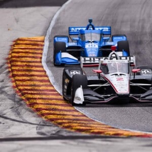 Josef Newgarden and Alex Palou at Road America