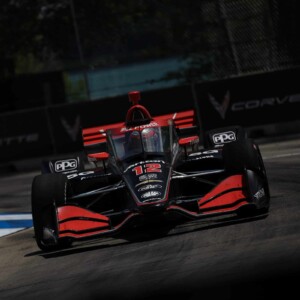 Will Power on the streets of Detroit on Sunday