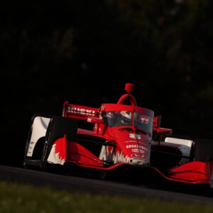 Marcus Ericsson practicing at Mid-Ohio Sports Car Course