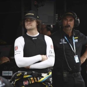 Colton Herta and his father Bryan Herta