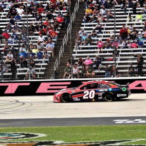 Christopher Bell racing at Texas Motor Speedway. Photo by Rick Lunkenheimer