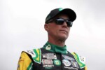 Kevin Harvick walks down pit road at Kansas Speedway in 2022. (Photo: NKP)