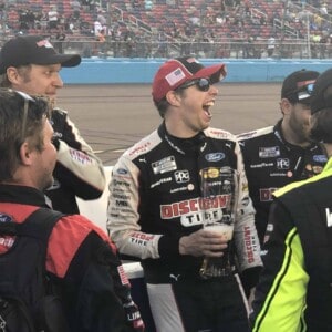 Brad Keselowski at Phoenix Raceway
