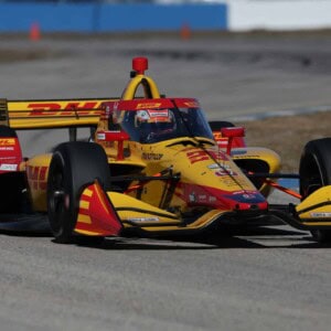 Romain Grosjean testing at Sebring