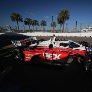 Scott McLaughlin practices at St. Petersburg