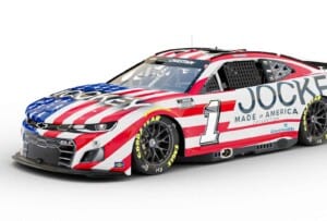 Ross Chastain Jockey car render Trackhouse Racing Team