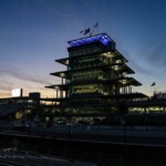 The Pagoda of the Indianapolis Motor Speedway on race day morning for the 2022 Indianapolis 500