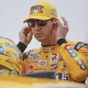 KANSAS CITY, KANSAS - SEPTEMBER 10: Kyle Busch, driver of the #18 M&M's Toyota, prepares to practice for the NASCAR Cup Series Hollywood Casino 400 at Kansas Speedway on September 10, 2022 in Kansas City, Kansas. (Photo by Chris Graythen/Getty Images)