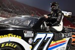 2023 Cup Clash LA Coliseum Ty Dillon climbing in No. 77 Spire Motorsports Chevrolet (Credit: NKP)