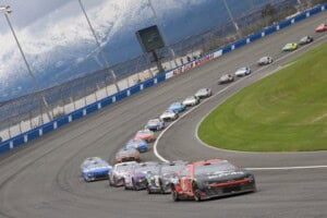 Turn Four, Auto Club Speedway, Ross Chastain pack racing