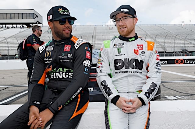 #23: Bubba Wallace, 23XI Racing, Draft Kings Toyota Camry, #45: Tyler Reddick, 23XI Racing, Draft Kings Network Toyota Camry