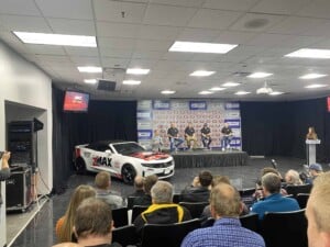 2023 Carstour Press Conference Dale Earnhardt Jr Kevin Harvick Justin Marks Jeff Burton Zmax 2024 Schedule Folsom