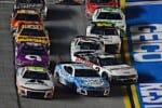 #24: William Byron, Hendrick Motorsports, Axalta Chevrolet Camaro, #1: Ross Chastain, Trackhouse Racing, Busch Light Chevrolet Camaro, #2: Austin Cindric, Team Penske, Discount Tire Ford Mustang, #48: Alex Bowman, Hendrick Motorsports, Ally Chevrolet Camaro