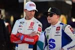 Nascar Cup Series drivers Denny Hamlin Ty Gibbs, NKP
