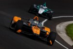 Pato O'Ward leads Marcus Ericsson in Indianapolis 500 practice.