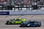 #12: Ryan Blaney, Team Penske, MenardsRichmond Water Heaters Ford Mustang, #2: Austin Cindric, Team Penske, Freightliner Ford Mustang