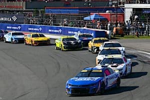 NASCAR Cup Series Charlotte ROVAL- Kyle Larson pack racing