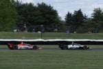 Jack Harvey and Luca Ghiotto at the 2024 Sonsio Grand Prix at Indianapolis Motor Speedway road course.