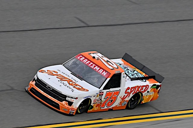 Parker Kligerman drives for Henderson Motorsports at Daytona International Speedway.