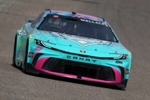 Bubba Wallace, driver of the #23 Columbia Sportswear Company Toyota, drives during the NASCAR Cup Series Straight Talk Wireless 400 at Homestead-Miami Speedway on March 23, 2025 in Homestead, Florida. (Photo by Chris Graythen/Getty Images)