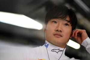Racing Bulls driver Yuki Tsunoda during the 2025 F1 Chinese Grand Prix weekend.