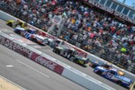Grant Enfinger pack racing at North Wilkesboro