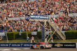 2025 Cup Pocono Chase Briscoe, No. 19 Joe Gibbs Racing Toyota, wins (Credit: David Rosenblum/NKP)