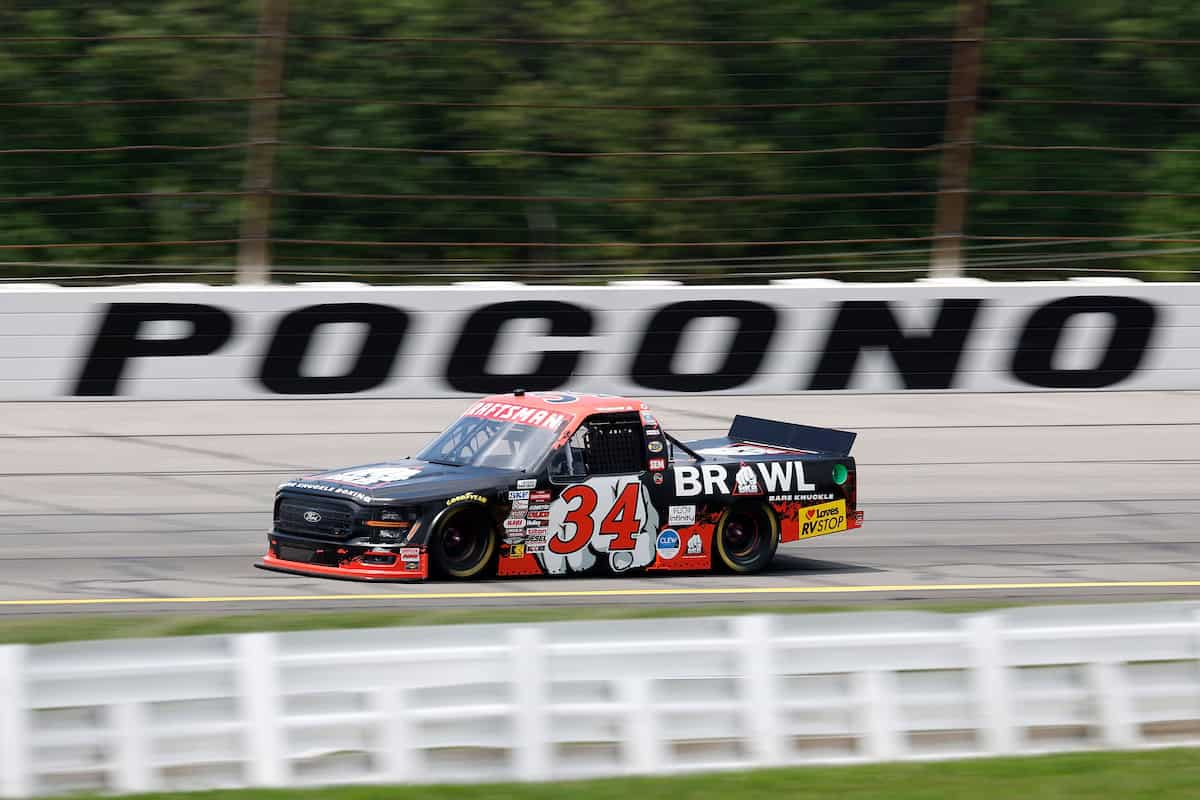 Layne Riggs Collects 1st 2025 Truck Series Win at Pocono
