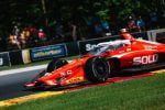 NTT IndyCar Series driver Alex Palou drives for Chip Ganassi Racing during the 2025 XPEL Grand Prix at Road America.