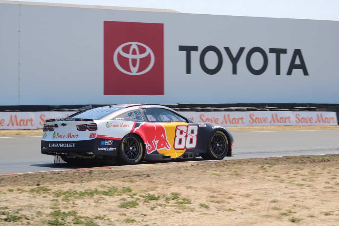 2025 Cup Sonoma Shane van Gisbergen, No. 88 Trackhouse Racing Chevrolet II (Credit: Danny Peters)
