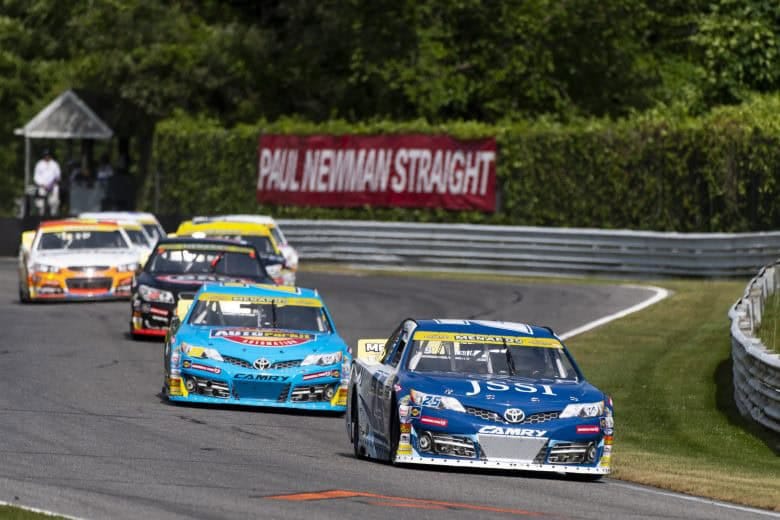 2025 ARCA Lime Rock pack racing II - Alon Day, No. 25 Venturini Motorsports Toyota (Credit: Kostas Lymperopoulos/ARCA Racing used with permission)