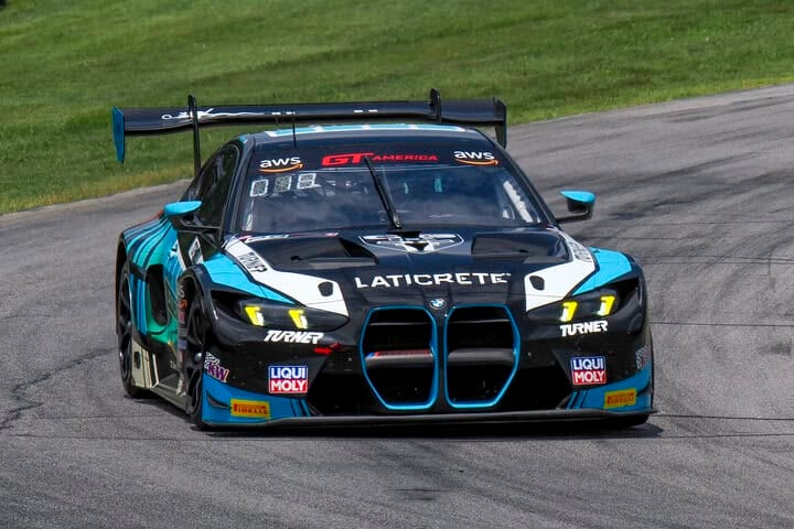 Justin Rothberg during GTA practice at VIRginia International Raceway, 7/18/2025 (Photo: Brian Cleary/SRO Motorsports Group)