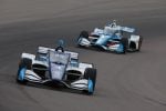 David Malukas and Josef Newgarden at the 2025 Bommarito Automotive Group 500.