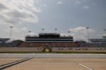 The NTT IndyCar Series field races at Iowa Speedway during the 2025 doubleheader weekend.
