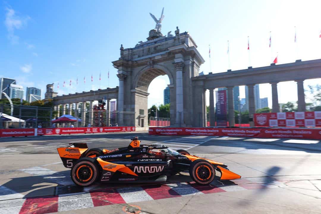 Pato O’Ward Victorious after Chaotic Toronto IndyCar Grand Prix