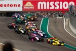 The start of the NTT IndyCar Series Grand Prix of Monterey at Laguna Seca.