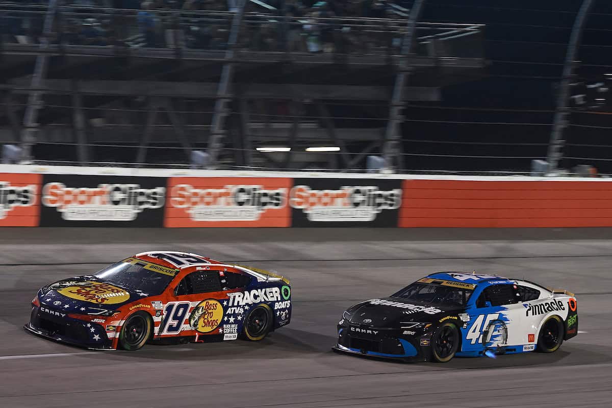NASCAR Cup Series Darlington Southern 500- #19: Chase Briscoe, Joe Gibbs Racing, Bass Pro Shops Toyota Camry, #45: Tyler Reddick, 23XI Racing, Pinnacle Toyota Camry