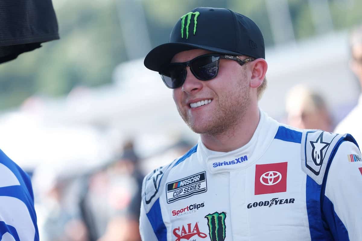 NASCAR Cup Series Richmond- Ty Gibbs smiling