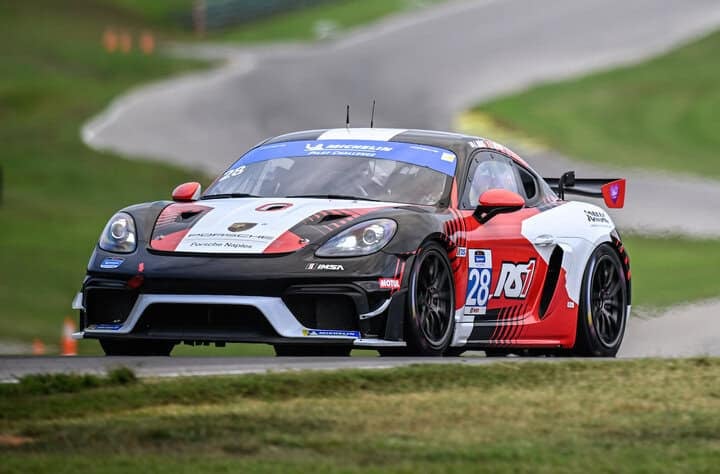 Jan Heylen during practice for the IMSA Michelin Pilot Challenge Virginia Is For Racing Lovers Grand Prix at VIRginia International Raceway, 8/22/2025 (Photo: Courtesy of IMSA)