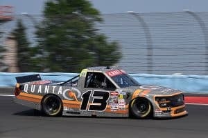 NASCAR Craftsman Truck Series Watkins Glen- #13: Jake Garcia, ThorSport Racing, Quanta Services Ford F-150