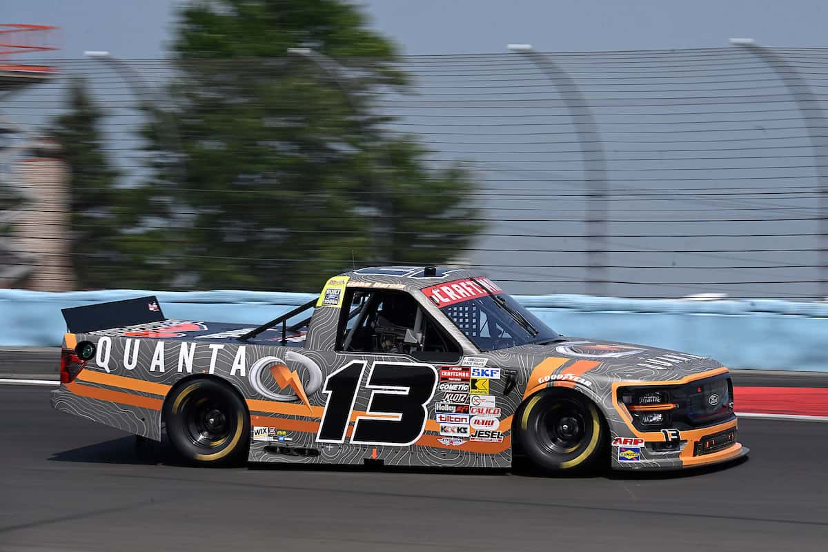 NASCAR Craftsman Truck Series Watkins Glen- #13: Jake Garcia, ThorSport Racing, Quanta Services Ford F-150