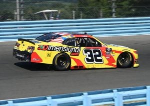 Austin Green in turn 2 during the Mission 200 at the Glen, 8/9/2025 (Photo: Phil Allaway)