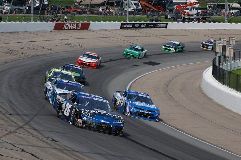 2025 Xfinity Iowa pack racing II - Dean Thompson, No. 26 Sam Hunt Racing Toyota (Credit: David Rosenblum/NKP)