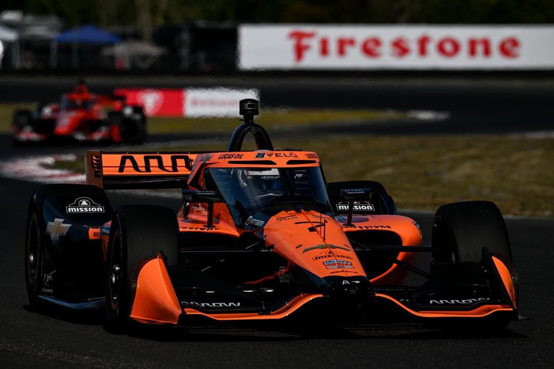 Christian Lundgaard at the 2025 BITNILE Grand Prix of Portland.